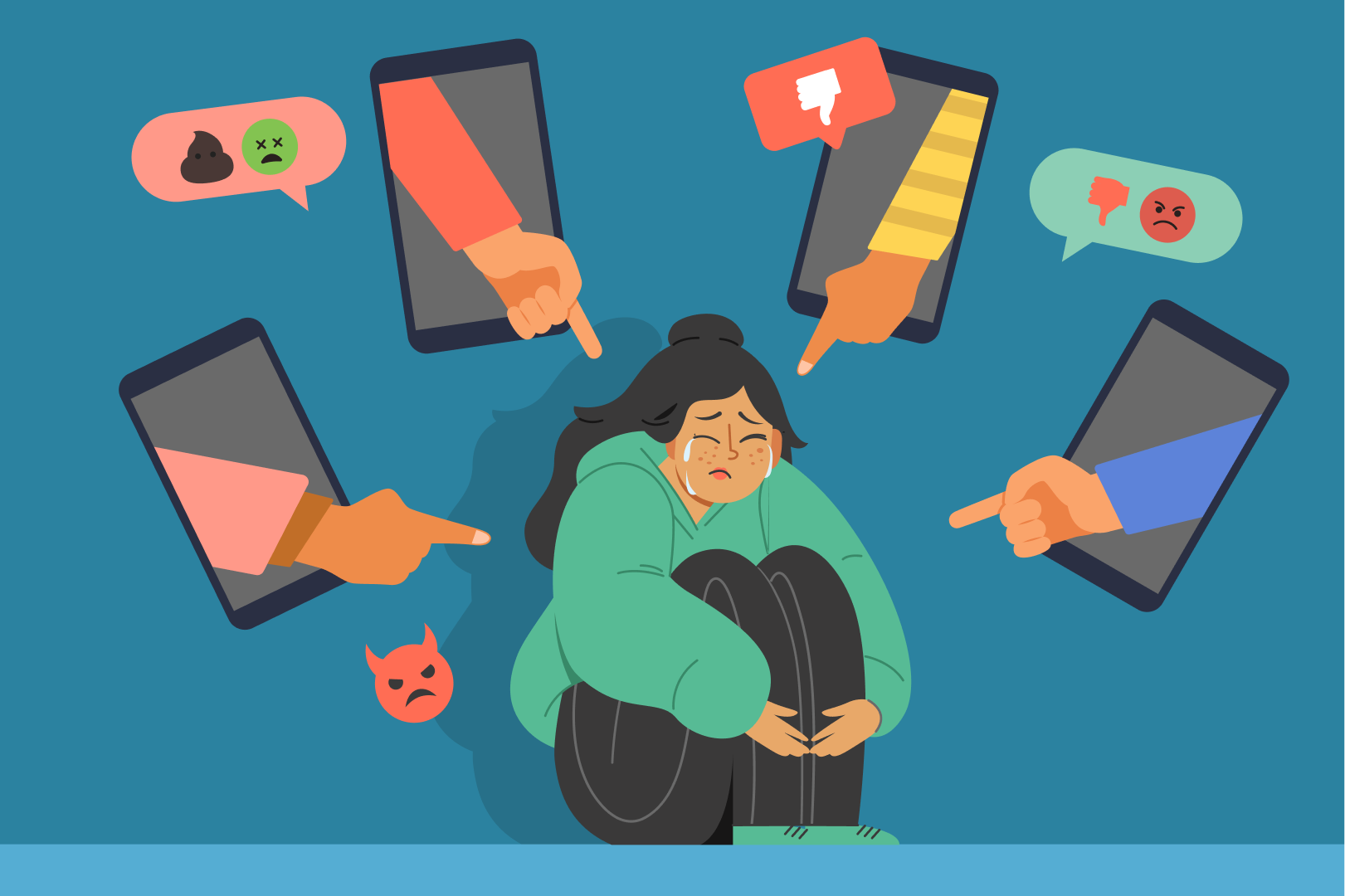 Social Media Cyberbullying Emotional First Aid